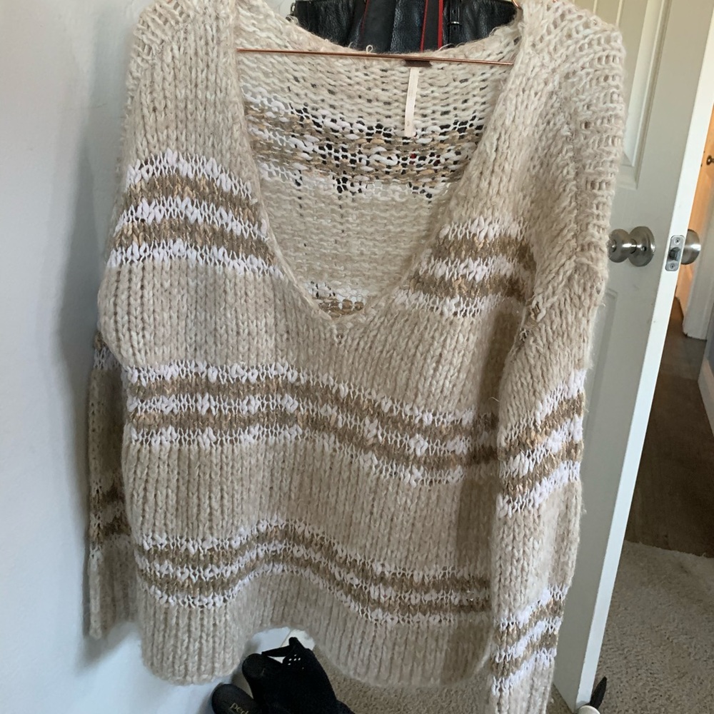 Free people scoop neck sweater